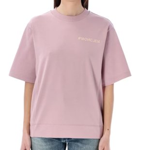 Moncler 棉质徽标T恤 Grenoble 女士 8C0000283927 盟可睐 潮奢