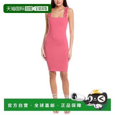 自营 susana monaco迷你连衣裙-粉红色 美国奥莱直发新款包臀裙