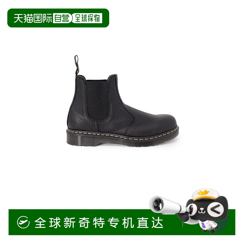 自营 dr. martensDr.Martens皮革男靴-黑色 【美国奥莱】直发