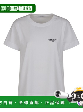 香港直邮GIVENCHY 女士T恤 BW70FJP75N100 AW2025 白色 T-shirts
