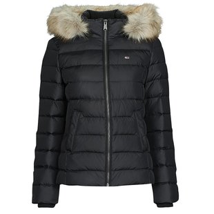 Tommy Jeans 女士 TJW BASIC HOODED DOWN JACKET 羽绒服 黑色