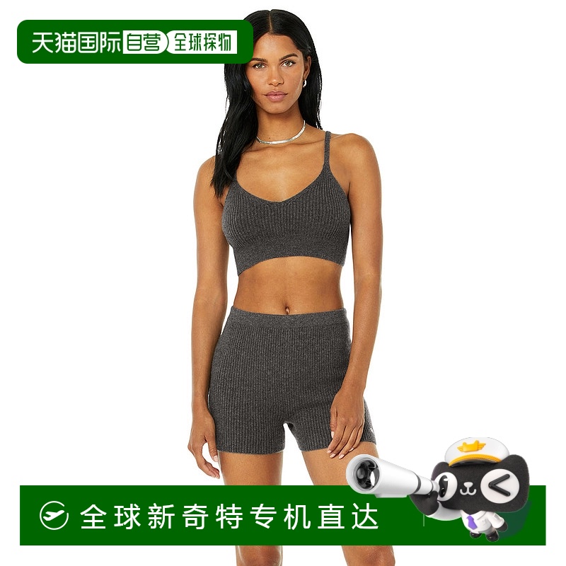 1h可退 美国直邮AloYoga瑜伽Ribbed系列女士运动文胸W9529R内衣