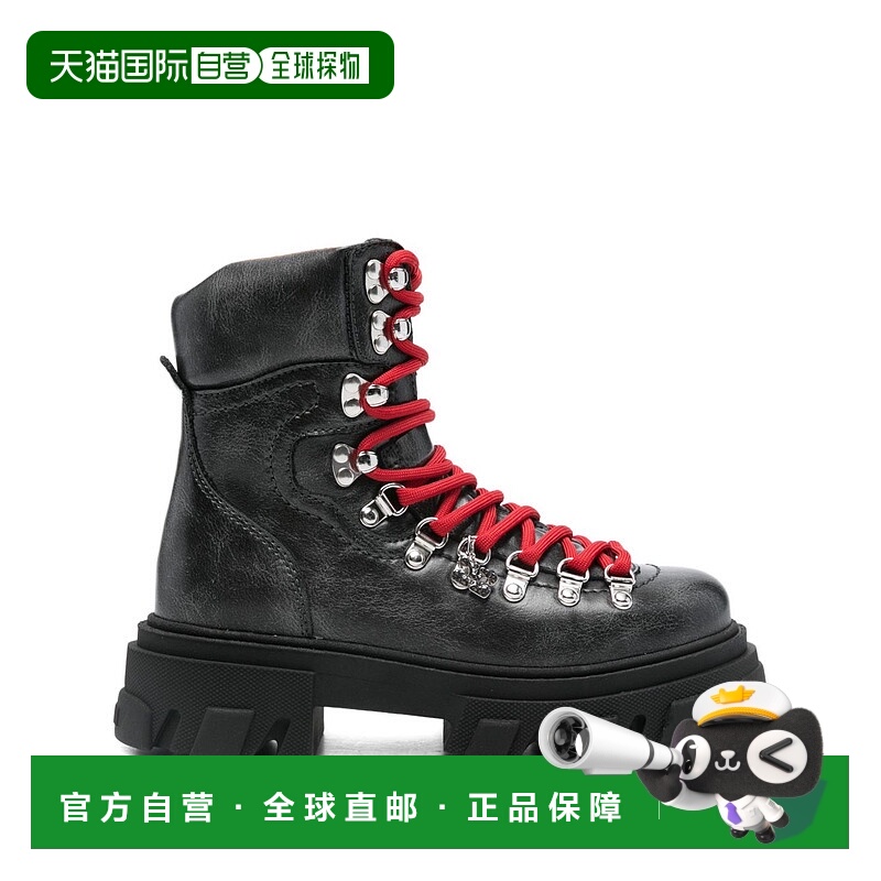 1h可退 香港直邮GANNI 女士休闲鞋 S3139911 AW2025 黑色 Cleated