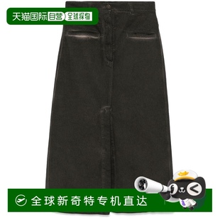 AW2024 1h可退 棕 UW2032095UW600 女士半身裙 香港直郵UMA WANG