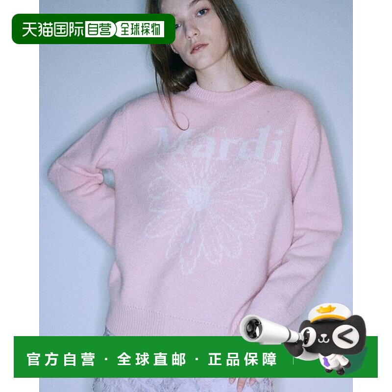 韩国直邮MARDI MERCREDI 毛针织衫CASHMERE BLENDED PULLOVER FLO