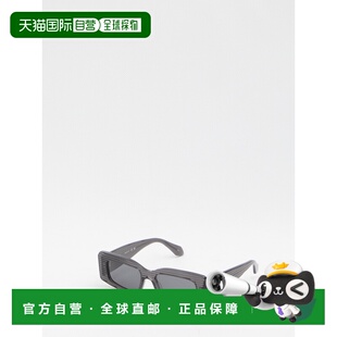 1h可退 香港直邮alaia 女士 矩形太阳眼镜 AA0078S800 grey灰色