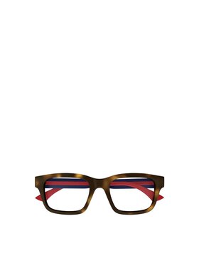 GUCCI 男士眼镜 GG1865O008 SS2025 红色 方框平光镜