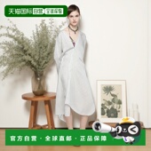 欧洲直邮ACNE 连衣裙条纹 裙长袖 2025新品 不对称衬衫