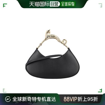 香港直邮潮奢 Lanvin 朗雯 女士Hobo Cat Bolide leather bag 包