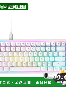 【日本直邮】NZXT Function Elite MiniTKL白色键盘 有线 英文 KB