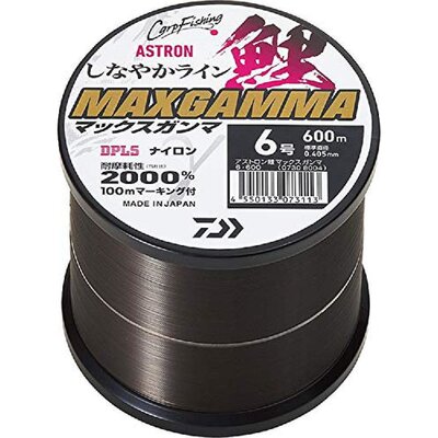 日本直邮Daiwa 尼龙线Astron Carp MAX Gamma10号 600m 蜗牛黑