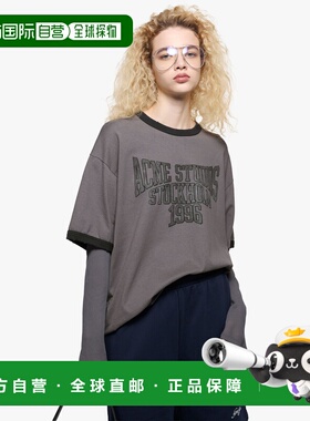 美国直邮ACNE STUDIOS-女式分层二位一体长袖t恤