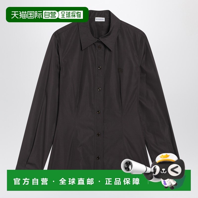 1h可退 香港直邮潮奢 Burberry 巴宝莉 女士 棕色棉质衬衫 811359,女装/女士精品,衬衫,淘宝优惠券,粉丝福利购,淘宝优惠卷