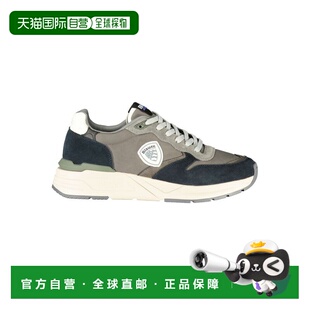 自营Blauer Leather Men Men's Sneaker - gray 美国奥莱直发