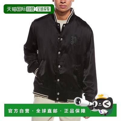 自营Palm Angels Lop PA California Varsity Jacket - black 美