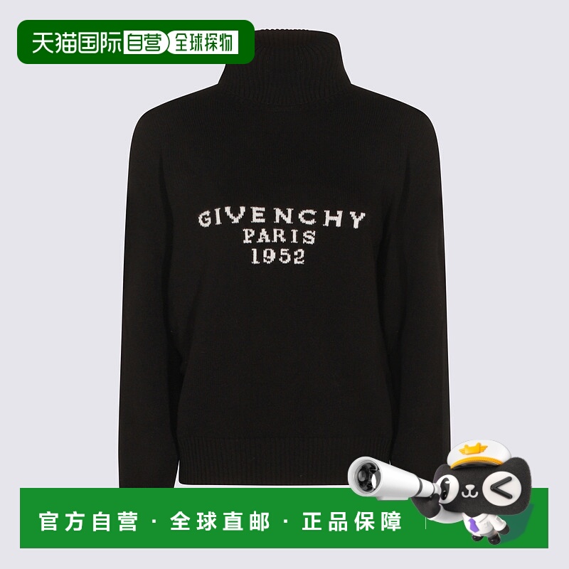 1h可退 香港直邮GIVENCHY 女士针织衫 BW90VE4ZSN001 AW2025 黑色