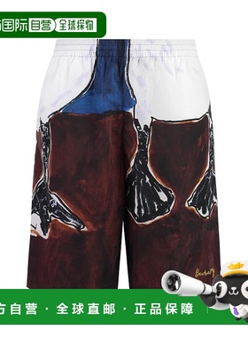 1h可退 香港直邮潮奢 Burberry 巴宝莉 男士 印花百慕大短裤 8083