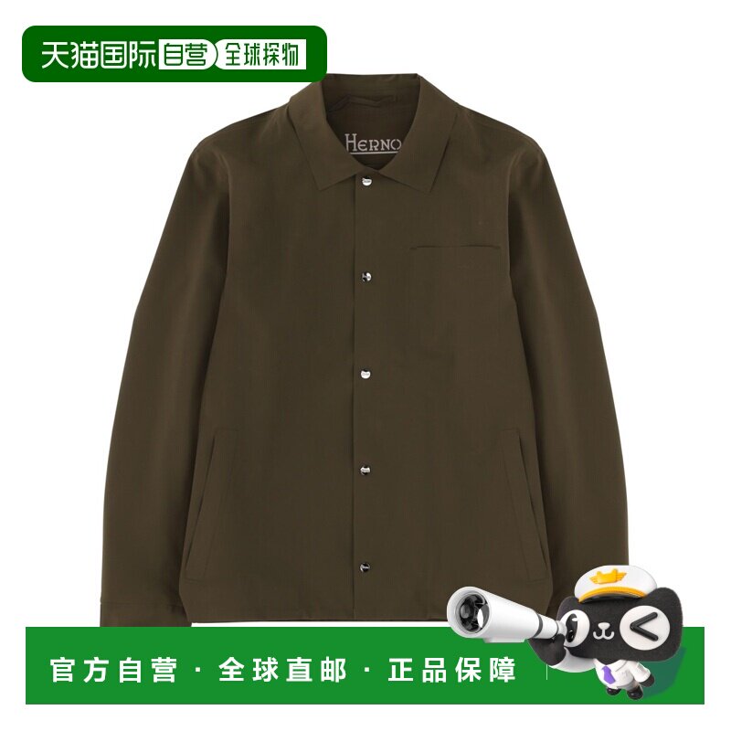 1h可退 香港直邮Herno 男士 衬衫式口袋运动外套 GI000318U12301S - 实物图