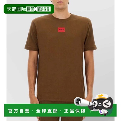 自营hugo bossHugo Men's Diragolino 212 Crew Neck Tee, Medium