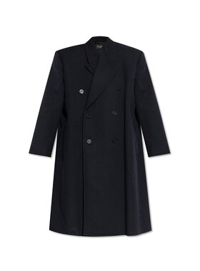 BALENCIAGA 女士大衣 838930TSU084100 AW2025 深蓝色