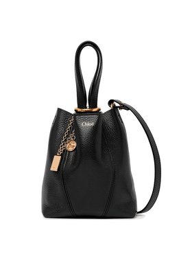 Chloe 蔻依 女士 Spin 皮革手提包 black黑色 舒适时尚