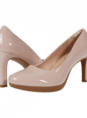 Clarks Ambyr Joy Dusty Rose 漆皮合成革