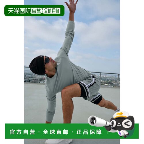 香港直邮alo yoga 休闲舒适纯色长袖T恤 男款m3181rBlack