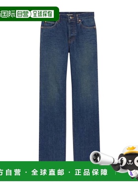 香港直邮Saint Laurent NICO 低腰牛仔裤 782393Y10VG直筒裤