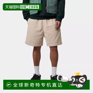 针织 欧洲直邮Carhartt Wip 男士 米色棉短裤