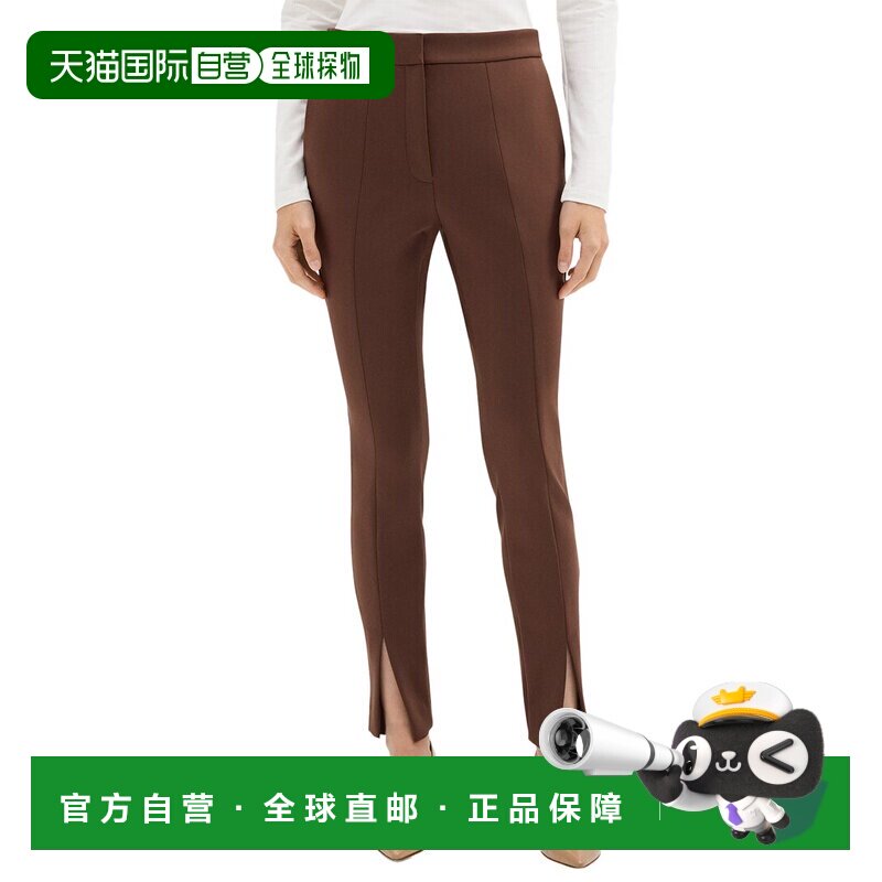自营 Theory高腰修身长裤-红色 美国奥莱直发喇叭裤西装裤图片