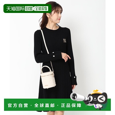 日本直邮MISCH MASCH 2024秋冬新作胸针A字针织连衣裙 [MI1814EW0