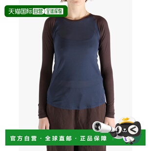 美国直邮AURALEE-女士高P/O透明肋骨插肩