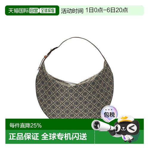 香港直邮TORY BURCH 专柜款 T MONOGRAM 女士单肩手提包 177028
