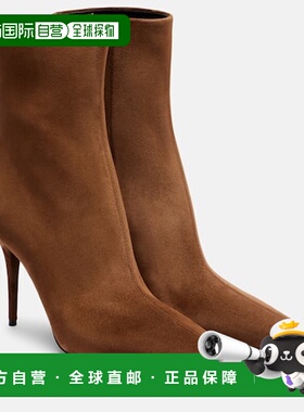 1h可退 香港直邮Saint Laurent 圣罗兰 女士 Ashley 90 绒面革短