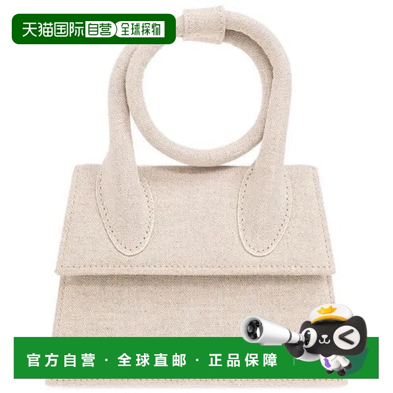 自营Jacquemus Le Chiquito Noeud Coiled Handbag 'Light Grey/G