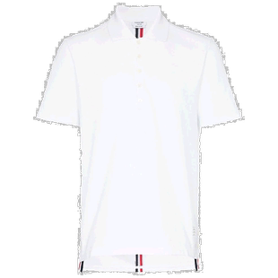 香港直邮THOM BROWNE 男士POLO衫 MJP042A00050100 CO 白色