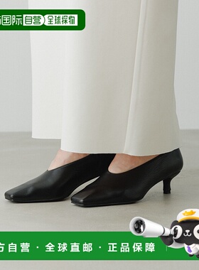 1h可退 日本直邮ADAM ET ROPE' EMOELLE 女士牛皮革感方头低跟鞋