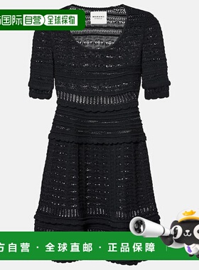 1h可退 香港直邮潮奢 ISABEL MARANT 女士 Abril 针织棉质迷你连