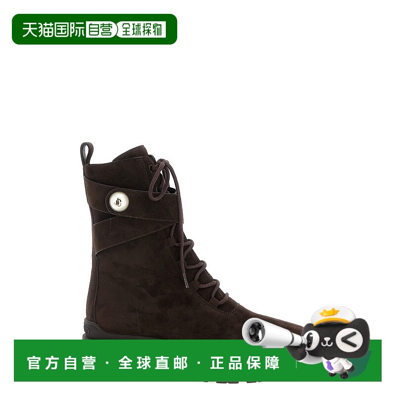 1h可退 香港直邮潮奢 Jimmy Choo 周仰杰 女士 'Noemi' 战地靴 NO