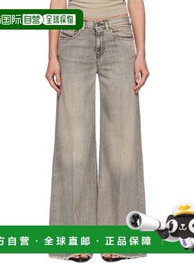 1h可退 香港直邮潮奢 Diesel 迪赛 女士 灰色 Flare 1978 D-Akemi