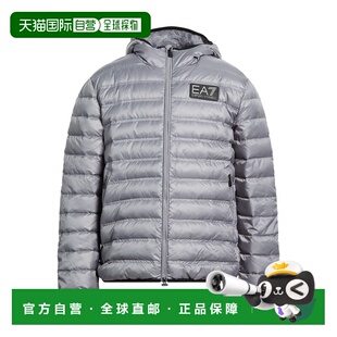 香港直邮潮奢 Ea7 男士 Shell 夹克 grey灰色 舒适时尚