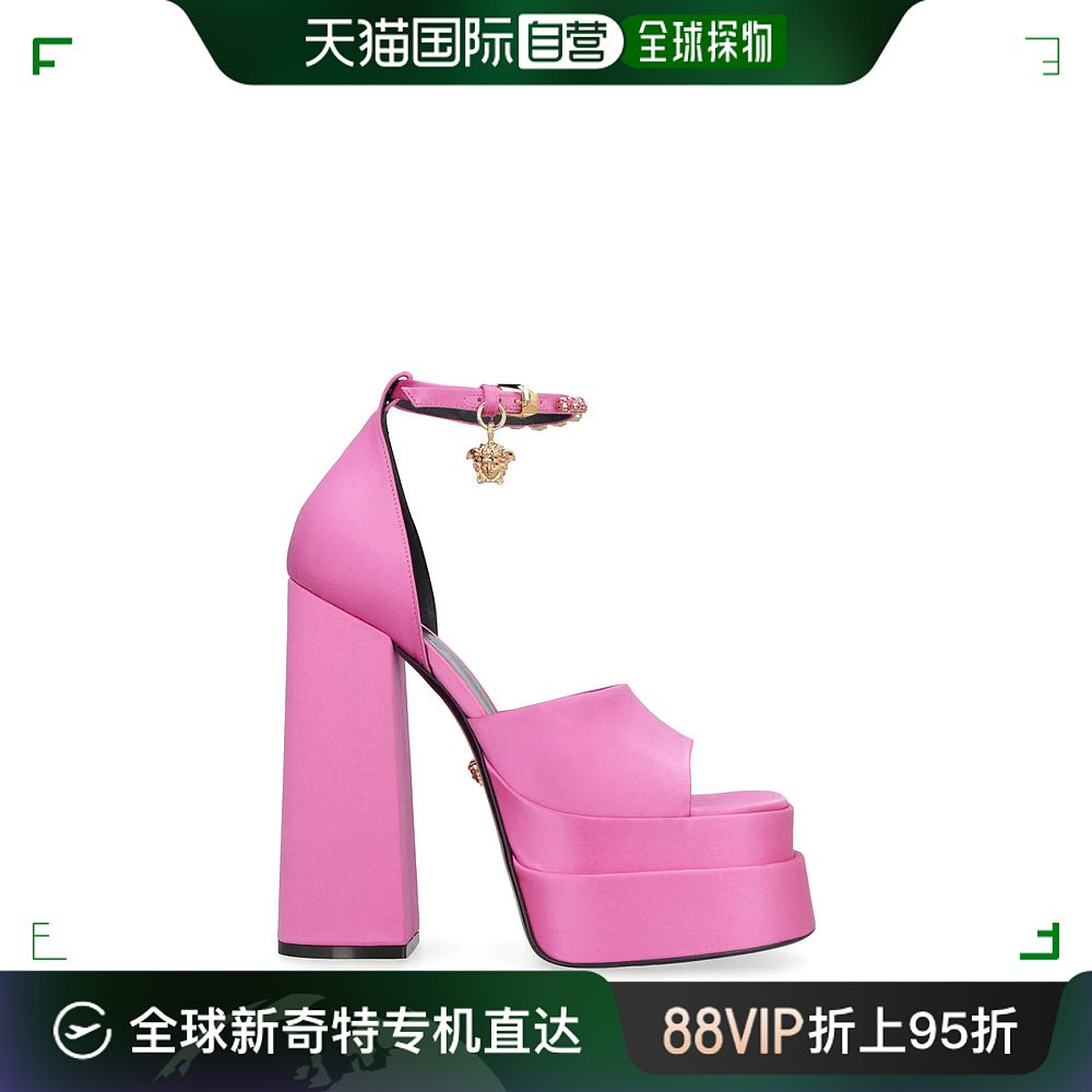 香港直邮VERSACE 女士高跟鞋 1007717DRA671PK4V-12
