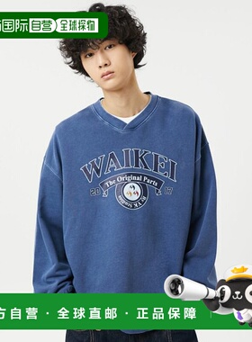 韩国直邮WAIKEI韩国小众设计师狗狗图案时尚日常卫衣YK23SSTS07