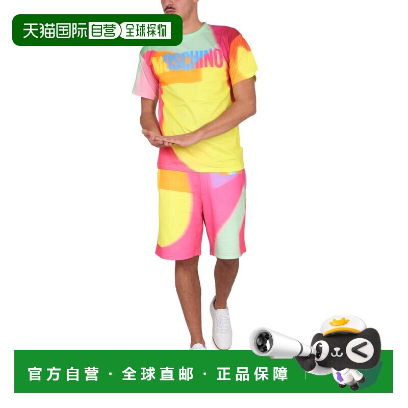 香港直邮MOSCHINO 男士短裤 033852273888 AW2022 粉红色 SWEATSH图片