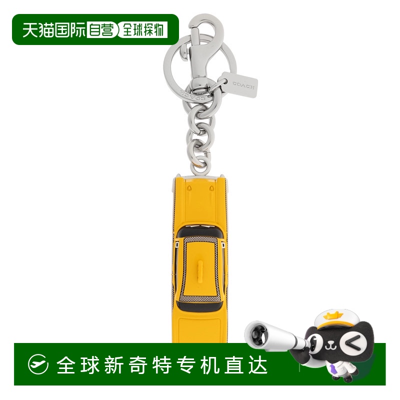 1h可退 香港直邮COACH 女士钥匙扣 CY3960LHL38 SS2025 黄色 Keyc