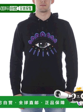 香港直邮KENZO 男士针织毛衣 4XC5SW407NER99 SS2022 黑色 印花卫