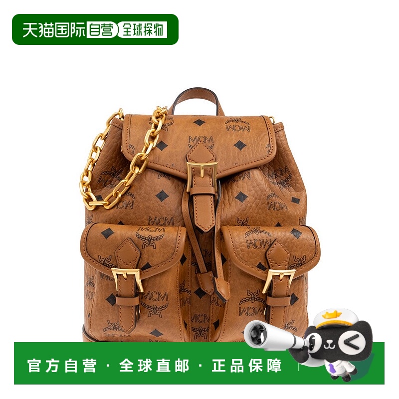 1h可退 香港直邮潮奢 MCM 女士 AREN VISETOS 抽绳背包 MWKFATA02