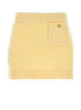 PRADA 女士半身裙 21480SOOO1ISXF0061 SS2025 黄色