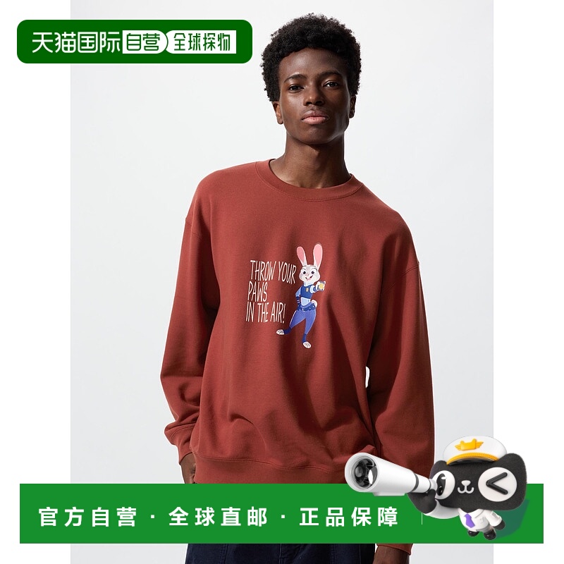 日潮跑腿优衣库疯狂动物城男女UT ZOOTOPIA卫衣长袖运动衫485029