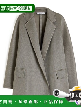 香港直邮MAX MARA 女士外套 1901026306003 SS2026 灰色 长袖大衣